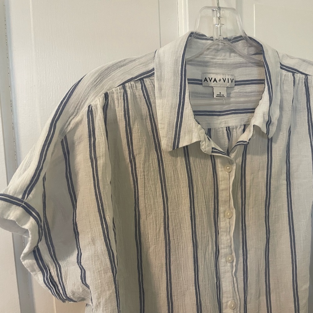 Ava & Viv Cotton Blouse